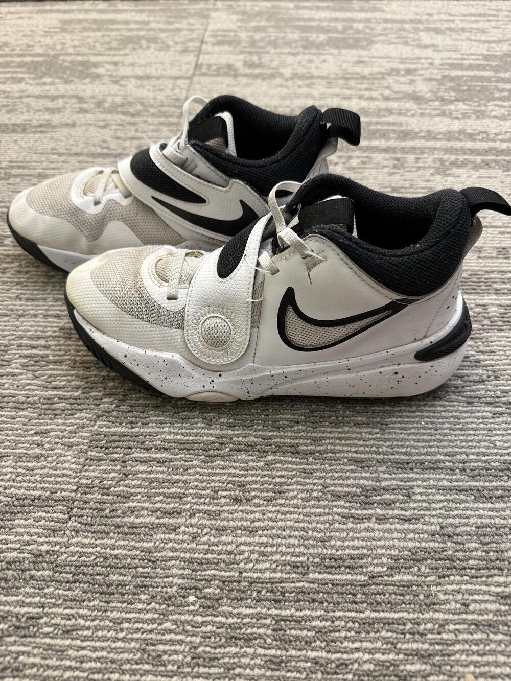 Nike PG 6 Shoes Youth Size 5Y White Black DV8996-100 Basketball Sneakers Boys